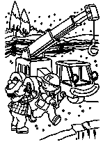 coloriage bob le bricoleur et son client